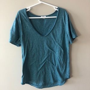 3/$30 Garage Dark Aqua Blue Tee